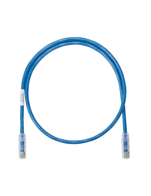 Panduit NetKey - Cable de interconexión - RJ-45 (M) a RJ-45 (M) - 91.4 cm - UTP - CAT 6e - atornillado, trenzado - azul - Imagen
