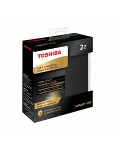 Toshiba Slim 2TB externo, 25", negro - Imagen 2