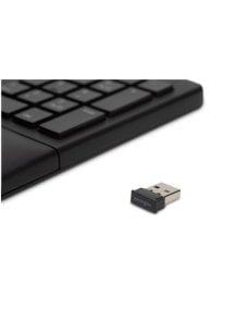 Kensington Pro Fit Ergo Wireless Keyboard - Teclado - inalámbrico - 2.4 GHz, Bluetooth 4.0 - español - negro - Imagen 2