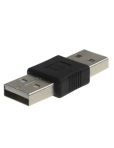 USB 2.0 A macho a USB 2.0 Un adaptador macho (Negro)