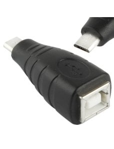 Adaptador micro USB macho a USB BF (Negro)