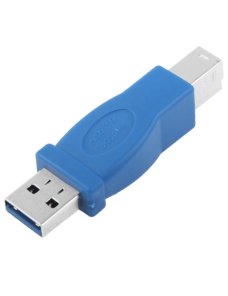Super velocidad Adaptador USB 3.0 AM a BM (Azul)