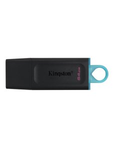 Kingston - USB flash drive - 64 GB - USB-C 3.2 Gen 1 - Exodia Black  Teal - Imagen 1