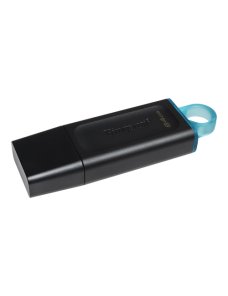 Kingston - USB flash drive - 64 GB - USB-C 3.2 Gen 1 - Exodia Black  Teal - Imagen 3