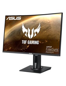 ASUS TUF Gaming VG27WQ - Monitor LED - curvado - 27" - 2560 x 1440 WQHD @ 165 Hz - VA - 400 cd/m² - 3000:1 - 1 ms - 2xHDMI, Disp