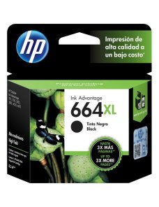 HP - Ink cartridge - Black - 664XL F6V31AL - Imagen 1