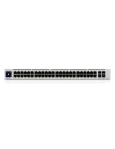 Ubiquiti UniFi Switch USW-PRO-48-POE - Conmutador - Gestionado - 48 x 10/100/1000 (40 PoE+, 8 PoE++) + 4 x 10Gb Ethernet SFP+ - 