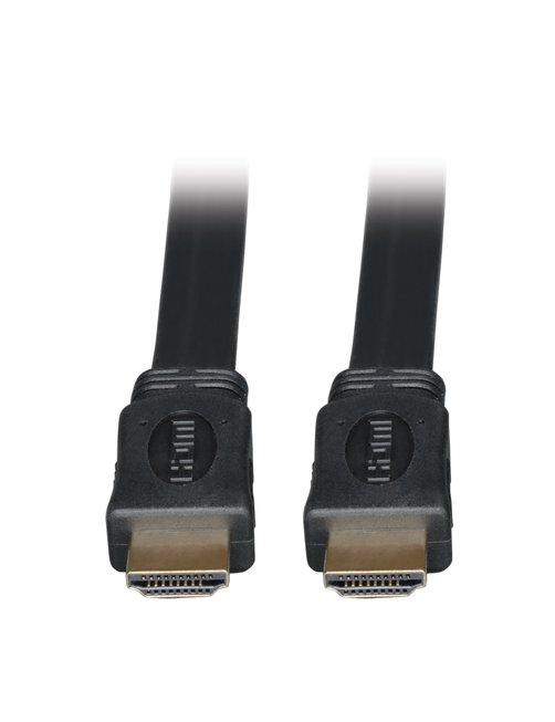 Tripp Lite 10ft High Speed HDMI Cable Digital Video with Audio Flat Shielded 4K x 2K M/M 10' - Cable HDMI - HDMI macho a HDMI ma