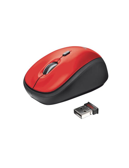 Yvi Wireless Mouse - red - Imagen 1