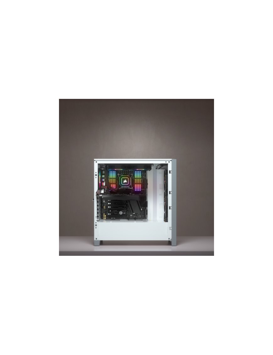 Corsair iCUE 4000X RGB Blanca - Caja e-ATX