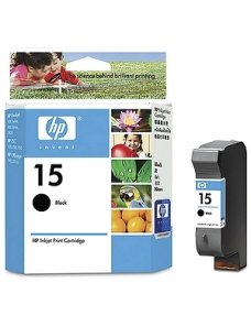 HP 15 - 25 ml - negro - original - cartucho de tinta - para Deskjet 38XX, 81X, 825, 84X, 920, 940; O C6615DL - Imagen 1