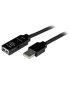 StarTech.com Cable de Extensión Alargador de 10m USB 2.0 Hi Speed Alta Velocidad Activo Amplificado - Macho a Hembra USB A - Neg