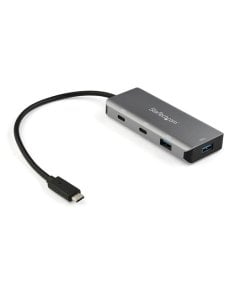 StarTech.com Adaptador Hub USB-C de 4 Puertos 2x USB-A & 2x USBB-C - Cable Anfitrión Integrado con 25cm de Extensión - 10Gbps (H