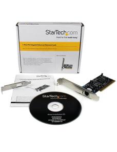 StarTech.com Adaptador Tarjeta de Red NIC PCI  de 1 Puerto Gigabit Ethernet RJ45 - Adaptador de red - PCI - Gigabit Ethernet - I