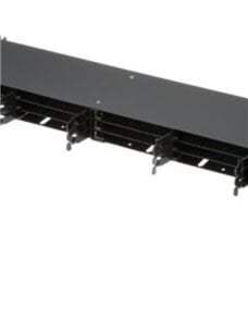 Panduit HD Flex Patch Panels - Tablero de conexiones - negro - 1U - 19" - 6 puertos