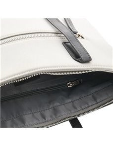 Klip Xtreme - Notebook carrying case and handbag - 15.6" - 1200D polyester - Beige/White - Ladies Ba KLB-461BG
