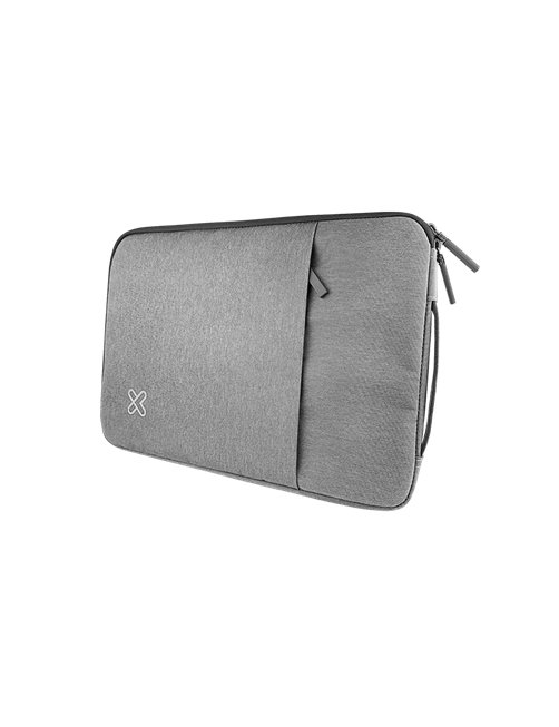 Klip Xtreme - Notebook sleeve - 15.6" - Polyester - Granite silver - with Pocket KNS-420SV