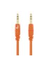 Xtech - Cable de audio - miniconector macho a miniconector macho - 1 m - negro, blanco, azul, verde, naranja (paquete de 10)