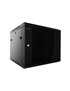 Nexxt Solutions - Rack armario - instalable en pared - RAL 9005, negro barniz - 15U - 19"