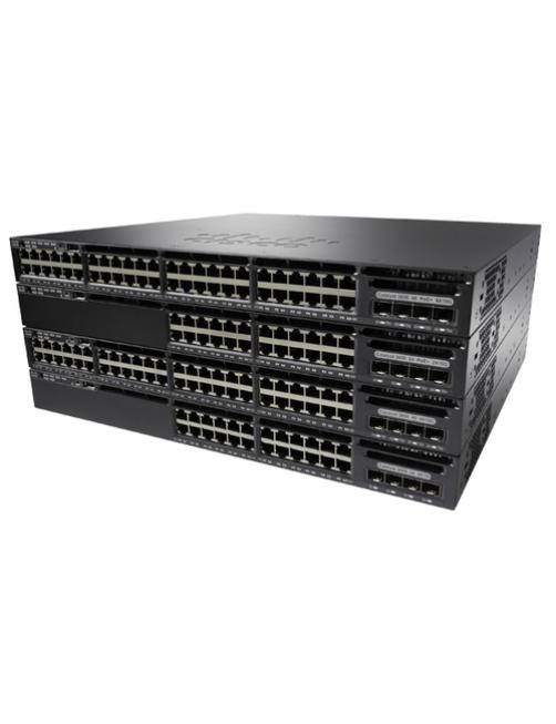 Cisco Catalyst 3650-24TS-S - Conmutador - L3 - Gestionado - 24 x 10/100/1000 + 4 x SFP - sobremesa, montaje en rack - Imagen 1