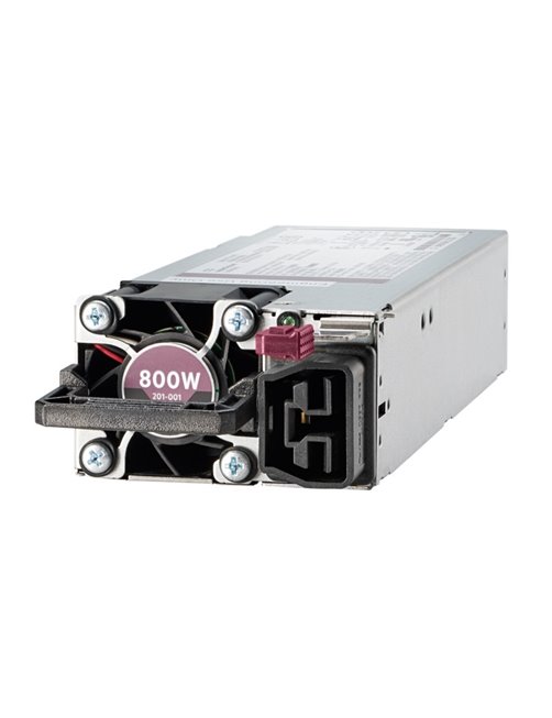 Kit de fuente de alimentación con bajo contenido de halógenos HPE Flex Slot Platinum de 800 W con conexión en caliente