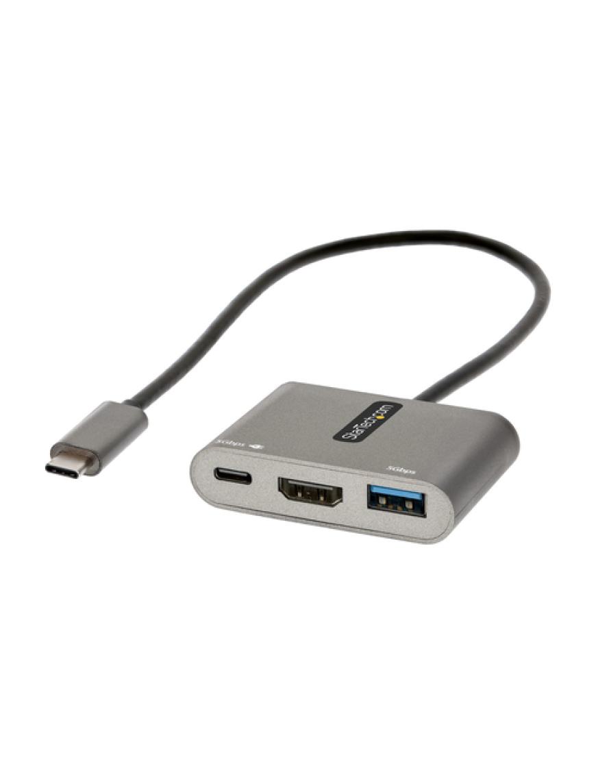Adaptador USBC a USB TipoC Audio y Carga - Adaptadores USB de