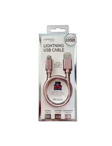 Cable Usb Lightning Rosa 2 Metros