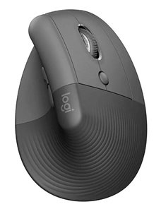 Logitech - Mouse - Bluetooth / USB - Wireless - Graphite - Lift Vertical