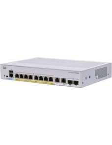 Switch Cisco CBS350-8P-E-2G-NA -  10 Gigabit Ethernet - 8 - 1 Gigabit Ethernet 