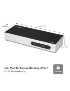 Docking Station USB 3.0 2x HDMI VGA/DVI