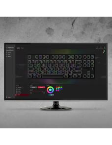 HyperX - Keyboard - Wired - English - Ergonomic Design - Aura red