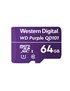 Tarjeta de memoria flash WD Purple SC QD101 WDD064G1P0C - 64 GB - UHS-I U1 / Class10 - microSDXC U WDD064G1P0C
