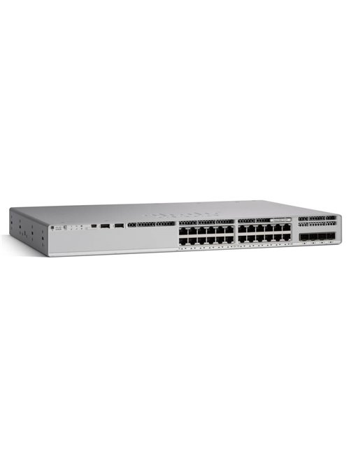 Switch Cisco Catalyst 9200L, 24 Puertos PoE + 4x Gigabit Ethernet, 128 Gbit/s, Gestionado