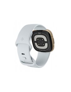 Fitbit Sense 2 - Aluminio dorado suave - reloj inteligente con correa infinita - bruma azul - tamaño de la banda: S/L - NFC, Blu