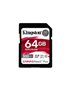 Kingston Canvas React Plus - Tarjeta de memoria flash - 64 GB - Video Class V90 / UHS-II U3 / Class10 - SDXC UHS-II