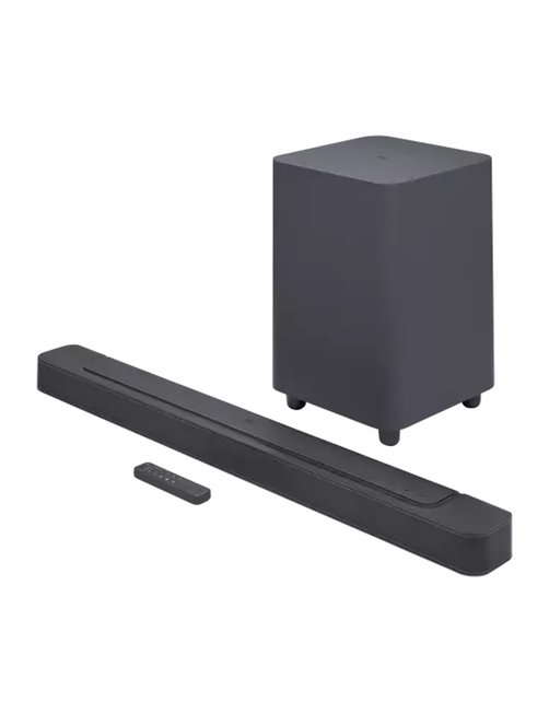 JBL Bar 500 - Sistema de barra de sonido - para teatro en casa - canal 5.1 - inalámbrico - Bluetooth, Wi-Fi 6 - controlado por a