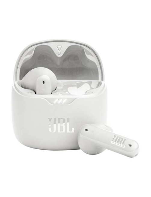 Auriculares inalámbricos con micro JBL TUNE Flex - auriculares de oído - Bluetooth - cancelación de sonido activo - blanco