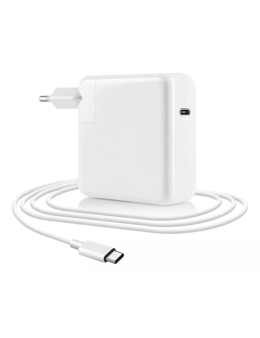Apple Adaptador de corriente USB-C de 61 W con cable usb original -  Recambios para Apple MacBook