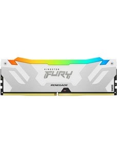 Memoria RAM Kingstone Fury Renegade White RGB DDR5 / 6400MT/S / 16GB / Non-ECC / CL32 / XMP 3.0 / KF564C32RWA-16