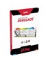 Memoria RAM Kingston FURY Renegade RGB White DDR5, 16GB 6400MT/s, CL32, DIMM, Intel XMP 3.0 KF564C32RWA-16