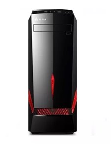Gabinete Game Pro G6B ATX, Panel Acrílico, LED Rojo, Negro GAMEPROG6B