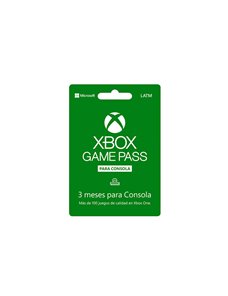 Suscripción Microsoft Xbox Game Pass 3 Meses, Descargable JPU-00090