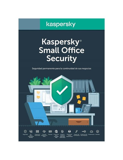 Licencia Kaspersky Small Office Security 5 usuarios, 1 año, descargable KL4541DDGFS