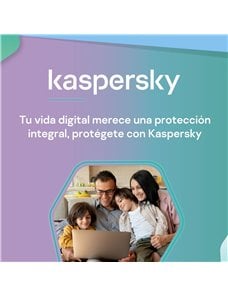 Licencia Antivirus Kaspersky Plus 3 dispositivos, 2 cuentas, 1 año, descargable KL1042DDCFS