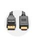 Kensington DisplayPort 1.2 (M) to HDMI (M) Passive Cable, 6ft - Cable adaptador - DisplayPort macho a HDMI macho - 1.83 m - negr